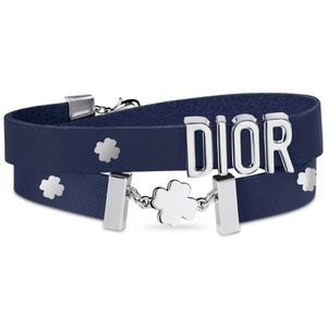 Navy Dior Bracelet with Dior Bag